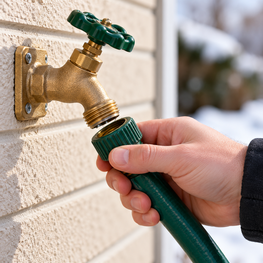 Take the hose off