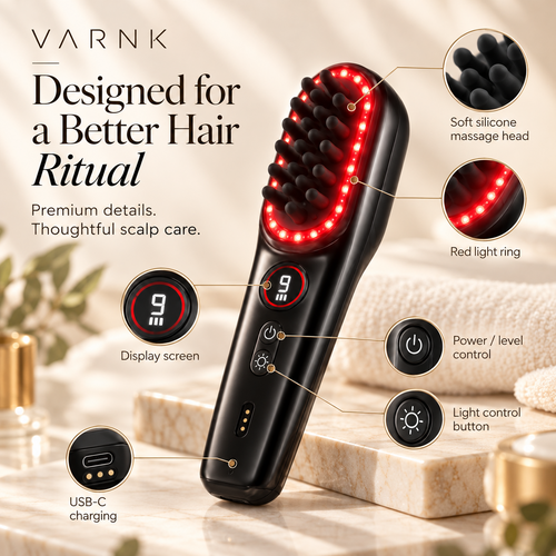 Red-Light Scalp Massager